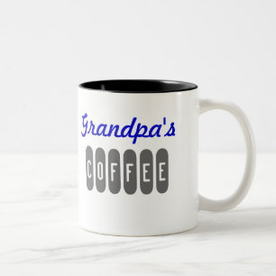 2 Couleurs Tasse de café du grand-papa