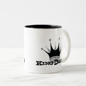 2 Couleurs Tasse de café du Roi Daddy (Devant droit)