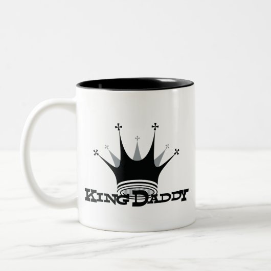 2 Couleurs Tasse de café du Roi Daddy (Gauche)