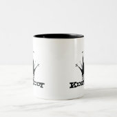 2 Couleurs Tasse de café du Roi Daddy (Centre)