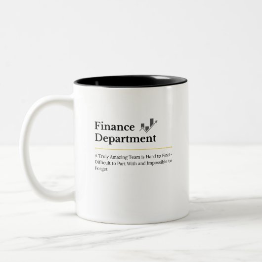 2 Couleurs Tasse de café du service financier (Gauche)