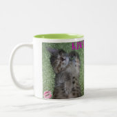 2 Couleurs Tasse de café du sourire du kiwi (Gauche)