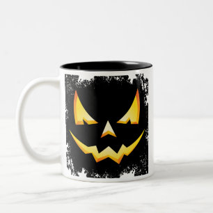2 Couleurs Tasse de café effrayante de Halloween de