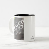 2 Couleurs Tasse de café élégante (Devant gauche)