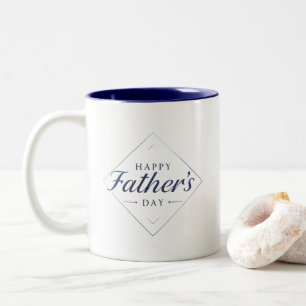 2 Couleurs Tasse de café élégante et joyeuse pour la fête des