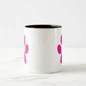 2 Couleurs Tasse de café Empreinte de patte (Centre)