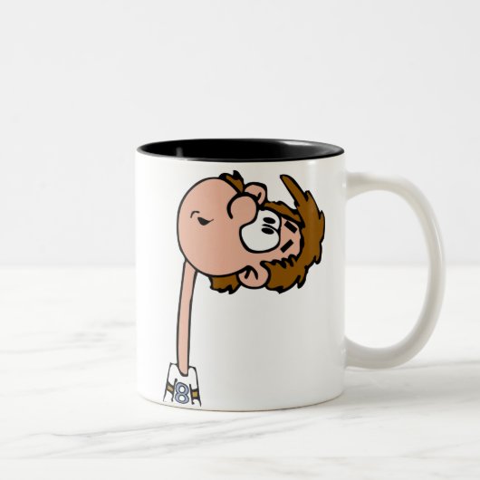 2 Couleurs Tasse de café en caoutchouc de cou (Droit)