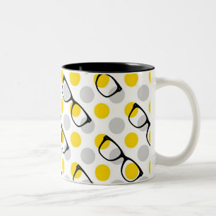 2 Couleurs Tasse de café en verre de hippie