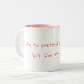 2 Couleurs Tasse de café encore psychopathe (Devant gauche)