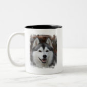 2 Couleurs Tasse de café enrouée de chien (Gauche)