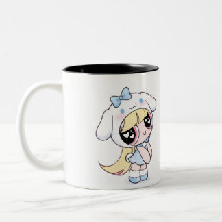 2 Couleurs Tasse de café esthétique Kawaii fille Chibi Anime