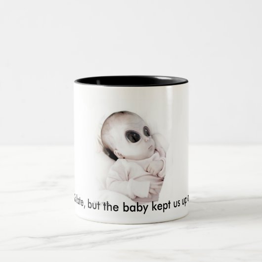 2 Couleurs Tasse de café étrangère de bébé (Centre)