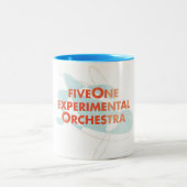 2 Couleurs Tasse de café expérimentale d'orchestre de FiveOne (Centre)