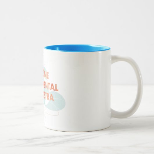 2 Couleurs Tasse de café expérimentale d'orchestre de FiveOne (Droit)