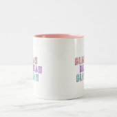 2 Couleurs Tasse de café fade fade (Centre)