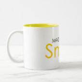 2 Couleurs Tasse de café faite d'U Smile.com (Gauche)