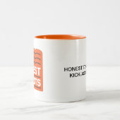 2 Couleurs Tasse de café faite sur commande de biscuits (Centre)