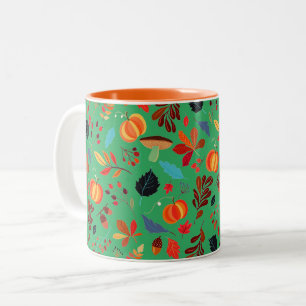 2 Couleurs Tasse de café Feuilles d'automne ou Choisissez la