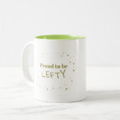 2 Couleurs Tasse de café gauchère (Devant gauche)