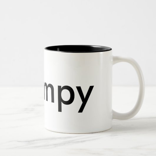 2 Couleurs Tasse de café grincheuse (Droit)