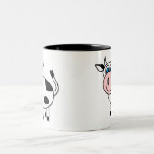 2 Couleurs Tasse de café heureuse de vache à garçon (Centre)