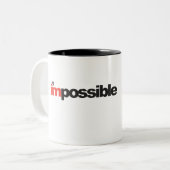 2 Couleurs tasse de café impossible (Devant gauche)