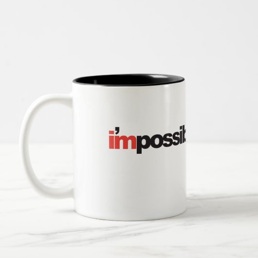 2 Couleurs tasse de café impossible (Gauche)
