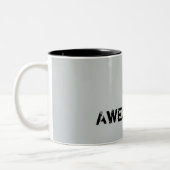 2 Couleurs Tasse de café impressionnante de citation du (Gauche)