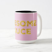 2 Couleurs Tasse de café impressionnante de sauce (Devant droit)