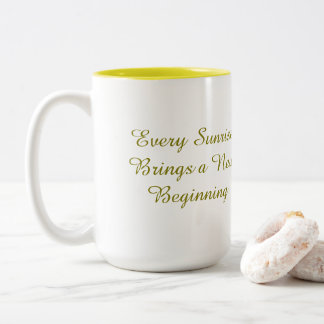 2 Couleurs Tasse de café inspirante de confiance