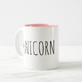 2 Couleurs Tasse de café intérieure d'intérieur rose de (Devant gauche)