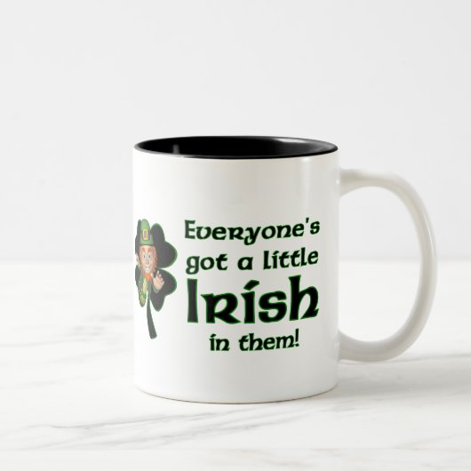 2 Couleurs Tasse de café irlandais (Droit)