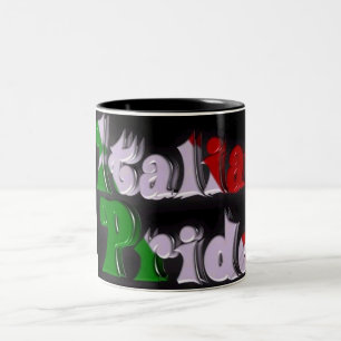 2 Couleurs Tasse de café italienne de fierté