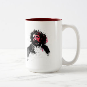 2 Couleurs tasse de café jésus