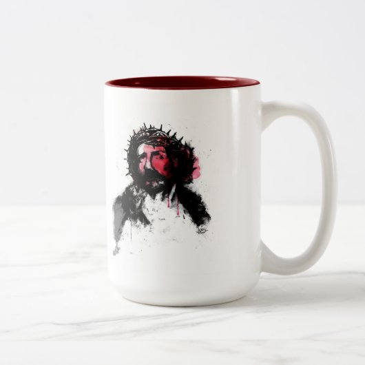 2 Couleurs tasse de café jésus (Droit)