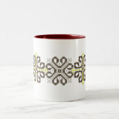 2 Couleurs Tasse de café letton (Centre)