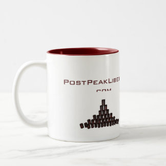 2 Couleurs Tasse de café libérale de Courrier-Crête