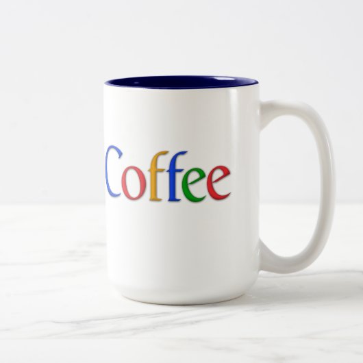 2 Couleurs tasse de café (logo de google) (Droit)