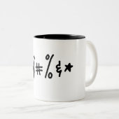 2 Couleurs Tasse de café maudite (Devant droit)