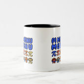 2 Couleurs Tasse de café Menu Pi Drôle – Cadeau pour les amat (Centre)