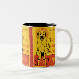 2 Couleurs Tasse de café mignonne de chien de berger