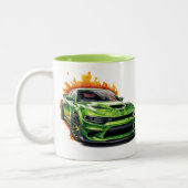 2 Couleurs Tasse de café Muscle Car (Gauche)