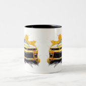 2 Couleurs Tasse de café Muscle Car (Centre)