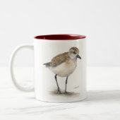 2 Couleurs tasse de café Noir-gonflée de pluvier (Gauche)