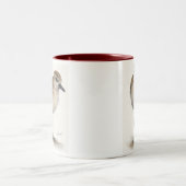 2 Couleurs tasse de café Noir-gonflée de pluvier (Centre)