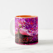 2 Couleurs Tasse de café Original Art-Roots Run Deep (Devant gauche)