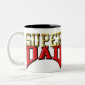 2 Couleurs Tasse de café - "PAPA SUPERBE " (Gauche)