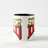 2 Couleurs Tasse de café - "PAPA SUPERBE " (Centre)