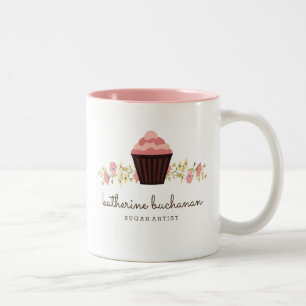 2 Couleurs Tasse de café personnalisable d'artiste de sucre