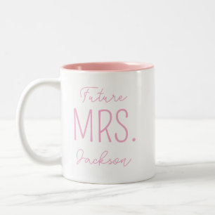 2 Couleurs Tasse de Café Personnalisée pour la Future Mme pou